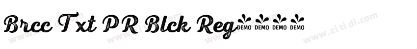 Brcc Txt PR Blck Reg字体转换 Brcc Txt PR Blck Reg字体转换